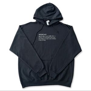Musician Definition Graphic Hoodie Black XL